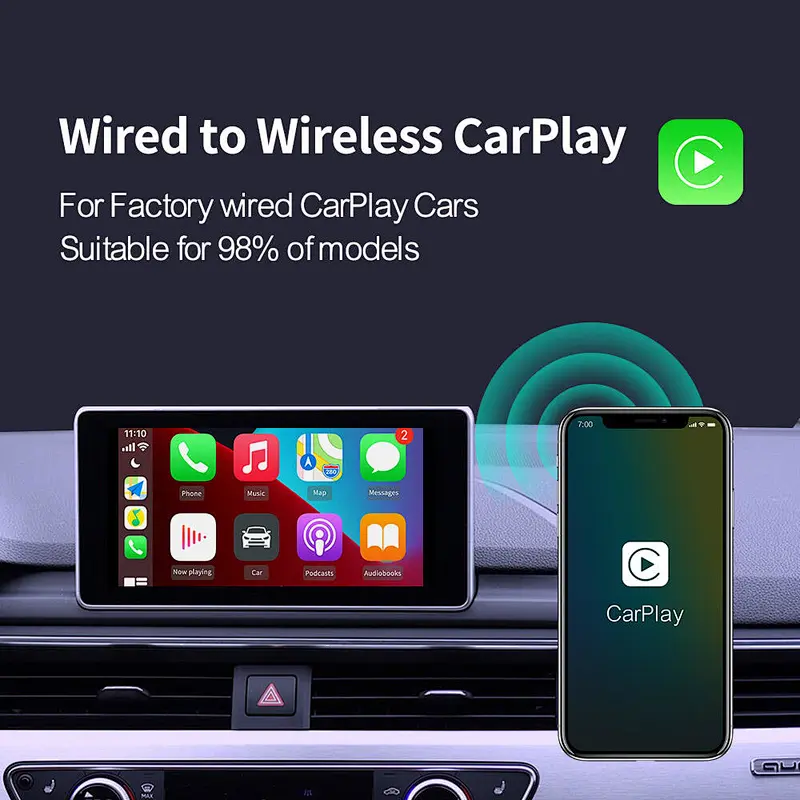 Carlinkit 3.0 Carlinkit 2.0 wired Carplay to wireless Carplay