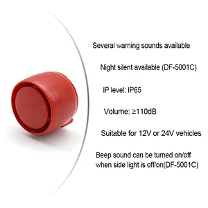 DF-5001|可静音喇叭-红色