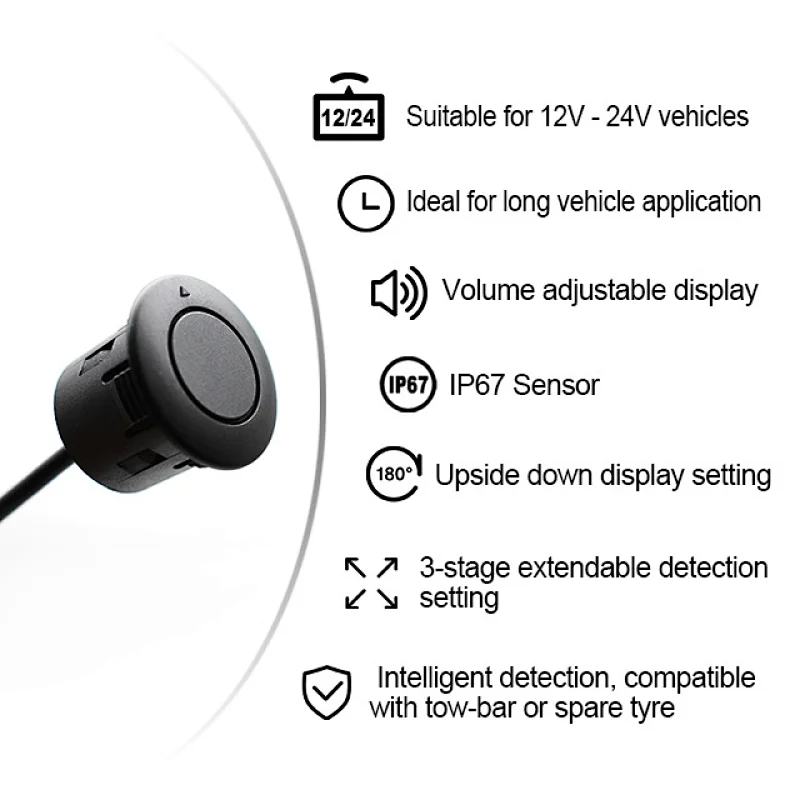 PSW-81|Wireless parking sensor with LED display
