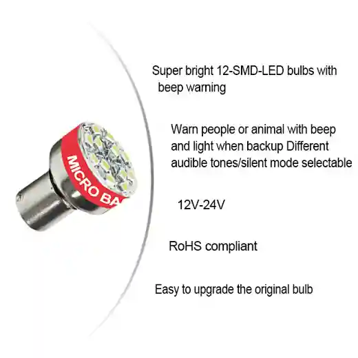DF-2303CS Beep & Light with 12 SMD LED bulbs function list