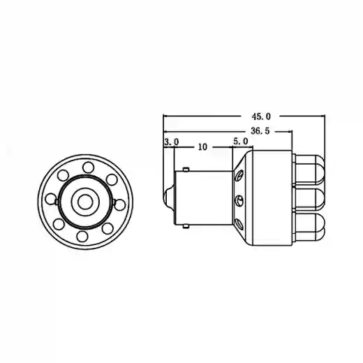 DF-2303P size diagram