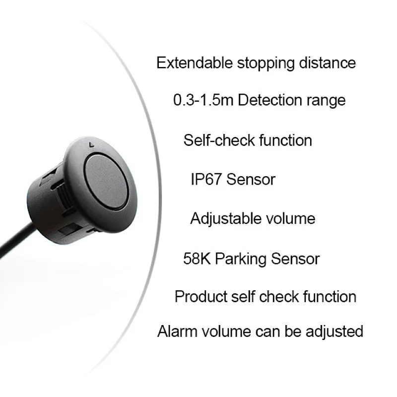 PS-02|Rear parking sensor with buzzer