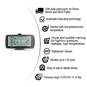 Mata7 Truck and Trailer Internal TPMS