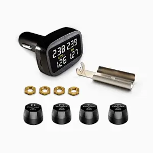 External Cig plug LCD TPMS for car, 4WD, Ute etc.