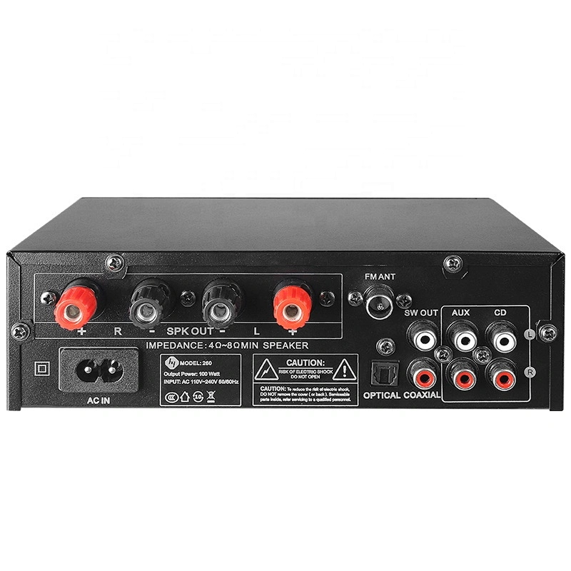 120W stereo mini size HI-FI power amplifier for home audio