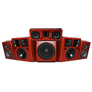 5.1ch Plywood home theatre system with active subwoofer