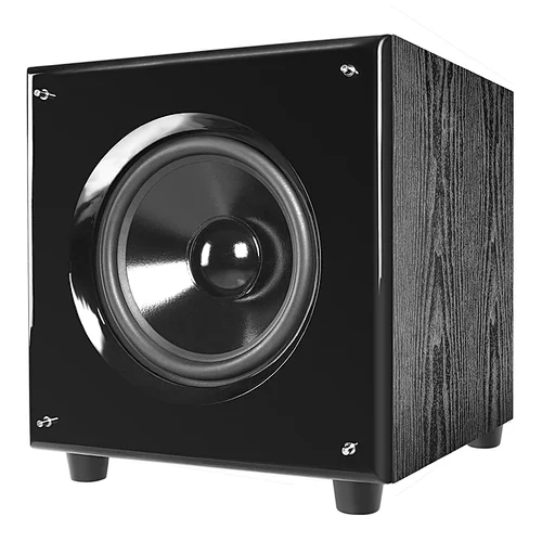 New Products D class 8 inch 100W Active Piano Painting Subwoofer speaker  for home theater