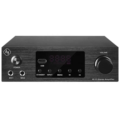 100W stereo mini size HI-FI power amplifier for home audio