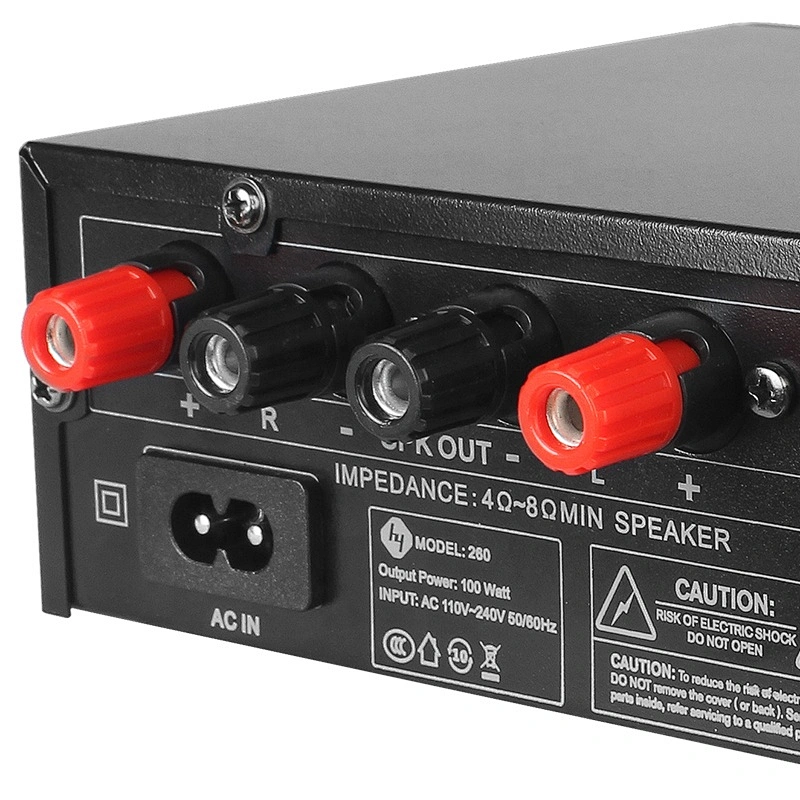 120W stereo mini size HI-FI power amplifier for home audio