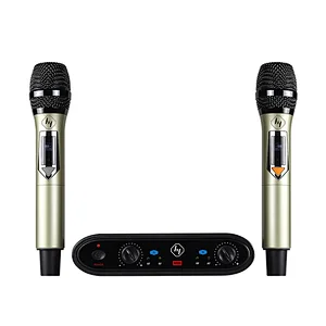Dual Channel Professional UHF Karaoke wireless microphone