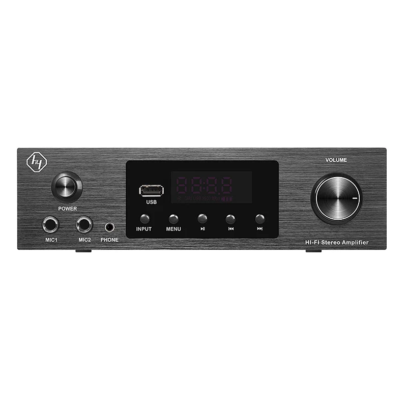 D class 200W powerful Stereo Amplifier with Bluetooth and HDMI input