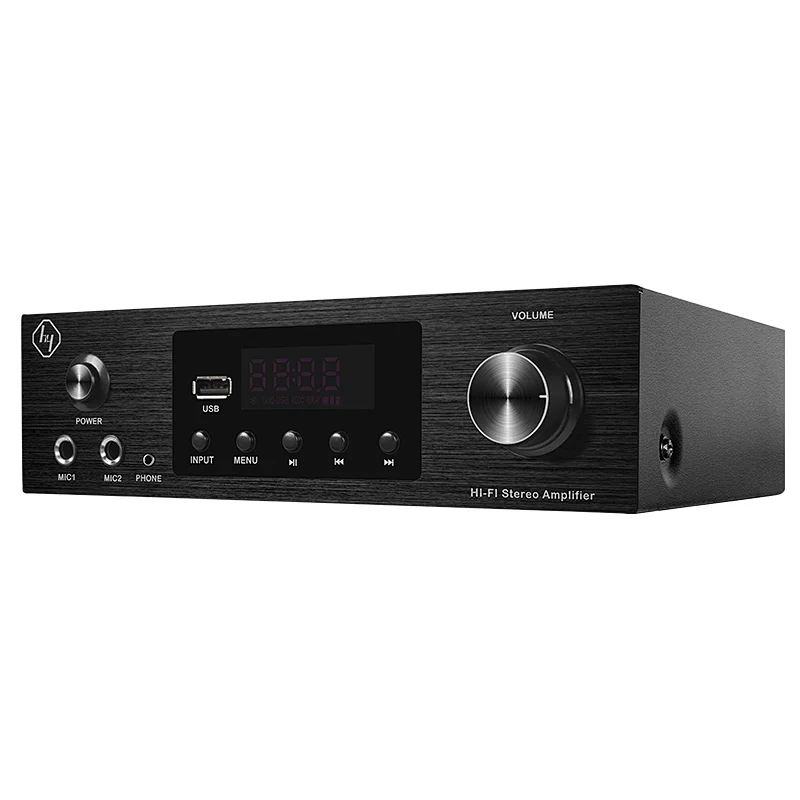 D class 200W powerful Stereo Amplifier  with Bluetooth and HDMI input