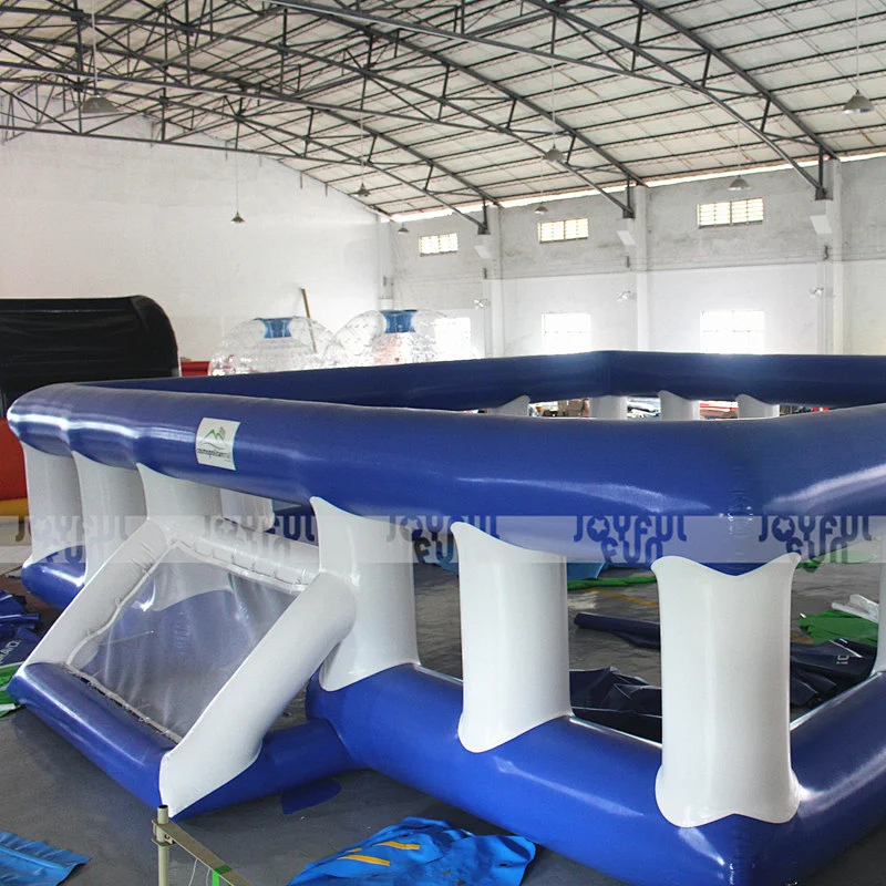 Giant inflatable water soccer field indoor playground equipment funny games inflatable toy for kids and adults