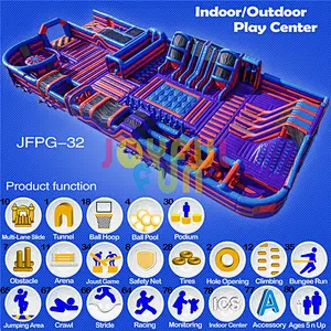 Large Inflatable Park Commercial Indoor Outdoor Playground Equipment Inflatable Theme Park