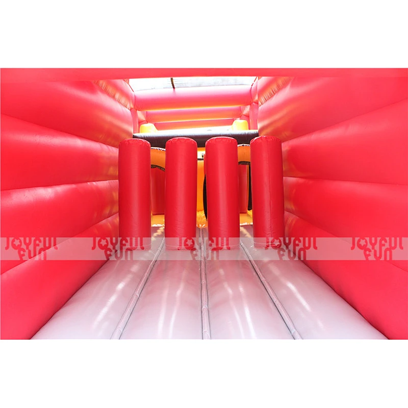 Inflatable Red Truck Obstacle Course, 2018 Inflatable Obstacle Run for Sale