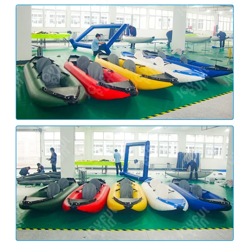 Joyful Fun factory 2 person sit on top tandem kayak sea kayak double canoe inflatable cheap kayaks