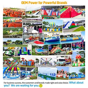 Large Inflatable Park Commercial Indoor Outdoor Playground Equipment Inflatable Theme Park