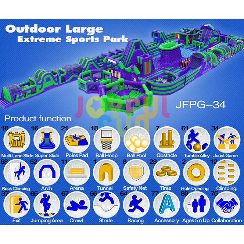 Anka Outdoor and Indoor Giant Inflatable Theme Park Inflatable