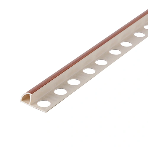 Inside Bathroom 3 MM Decorative Silver Ceramic Bull Nose T Shaped Tile Border Corner Edge Trim PVC For Kitchen Counter