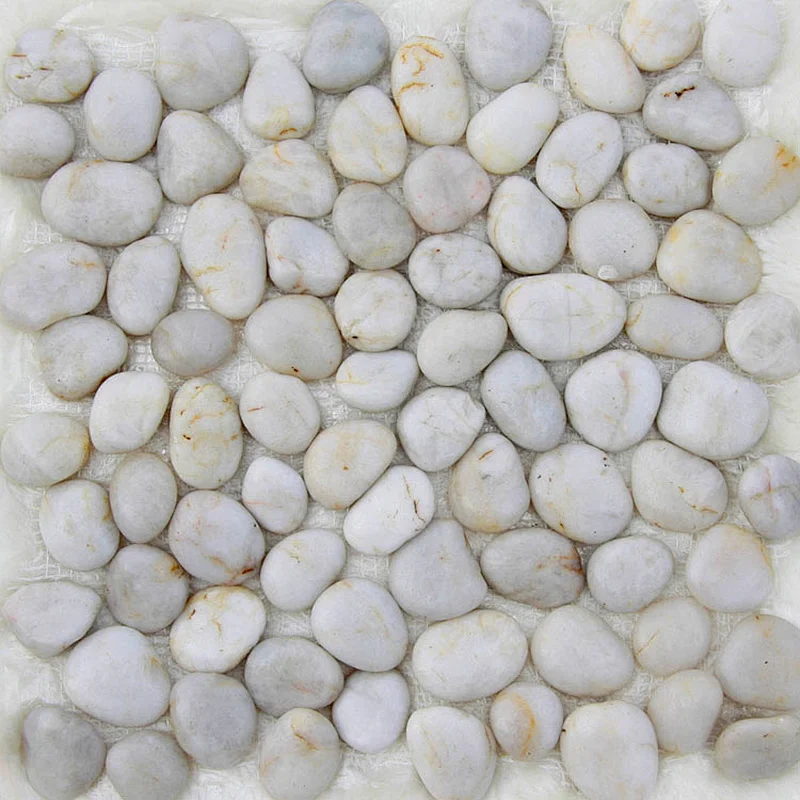 Zhejiang Yiwu Quartz Cobbles River Garden Clay Glass Natural Felt Micro Green Pebbles Stone Blend Tile Decor Swimming Pool