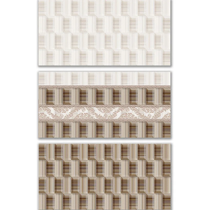 Popular 250*400 mm Bathroom Glazed Ceramic Wall tile Match Floor Tile
