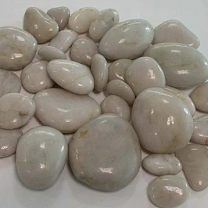 Gravel Large Perforated Glass Sea Pebble Stacking Wash Stone Grey Floor Mosaic Tile Jewelry Making Epoxy For Pools