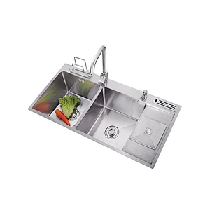 shenzhen modern restaurant kitchen over round rv single bowl sanitary basin sink dish drying rack stainless steel 304