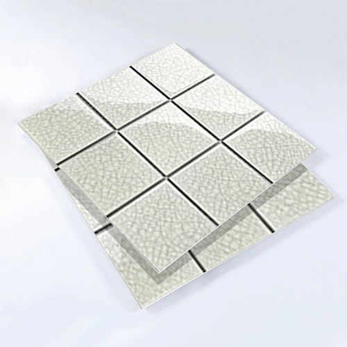 China Foshan Custom High Gloss Bathroom Glass Mosaic Shwoer Kitchen Tiles Wall Mirrored Art For Swimming Pools