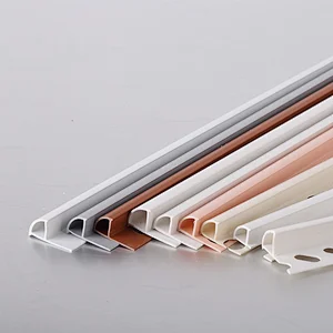 10 MM Box Silver L Shape Metal Edge Ceramic Tile Ridge Trims Profil Manufactures Aluminium Floor Dividing Line
