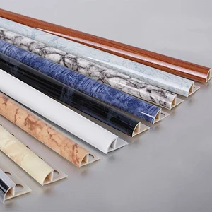 Foshan Brass Metal Stainless Steel Tiles Accessories Aluminum PVC Ceramic Tile Trim Strip Edge Plastic Corner For Laminate