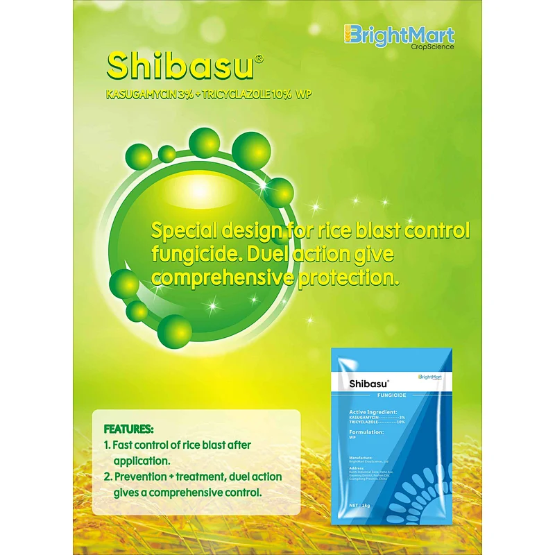 Shibasu | Kasugamycin 3% + Tricyclazole 10% WP