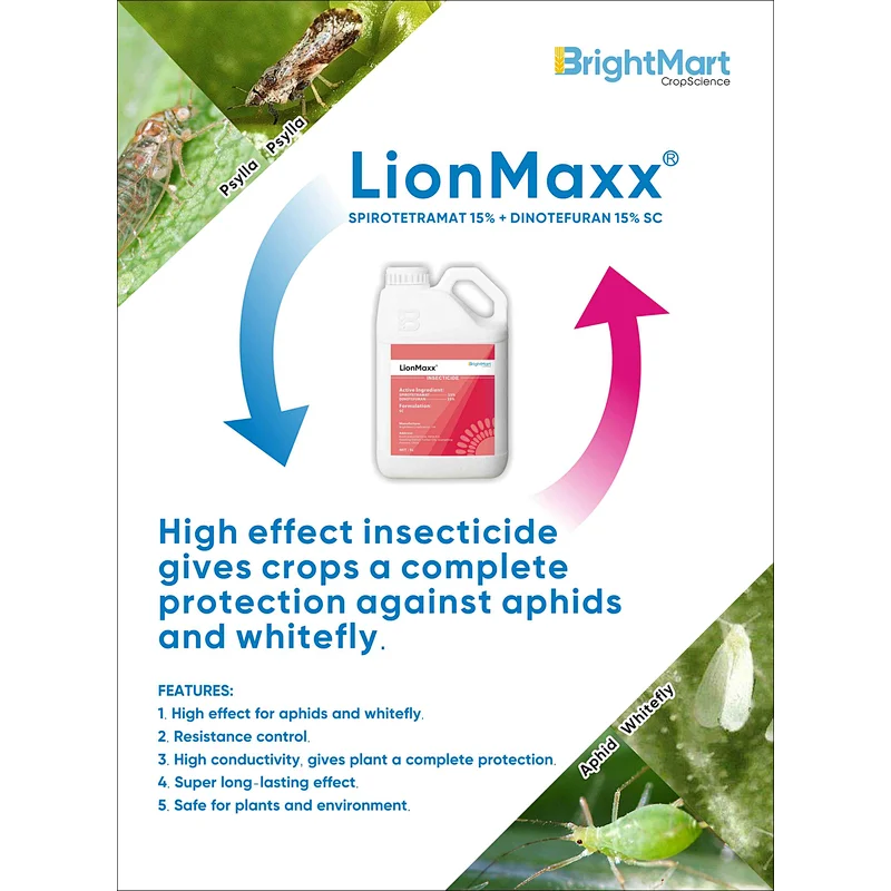 Spirotetramat + Dinotefuran Insecticide | High effect against aphids and whitefly