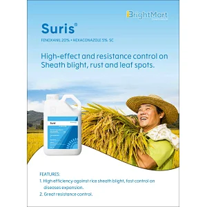 Thifluzamide + Epoxiconazole Fungicide | High effect and resistance control on sheath blight, rust and leaf spots.