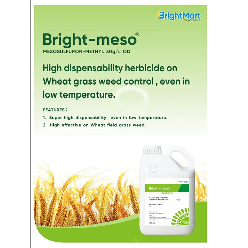 Mesosulfuron-methyl Herbicide | High dispensability herbicide on wheat grass weed control, even in low temperature.