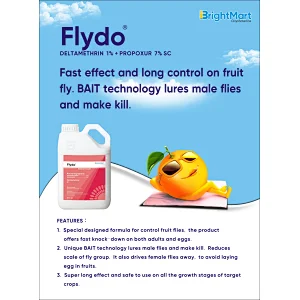 Deltamethrin + Propoxur Insecticide | Fast effect and long-lasting control on fruit fly.