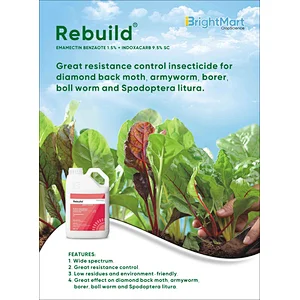 Emamectin benzoate + Indoxacarb Insecticide | Great resistance control insecticide for diamond back moth, armyworm, borer, boll worm and Spodoptera litura.