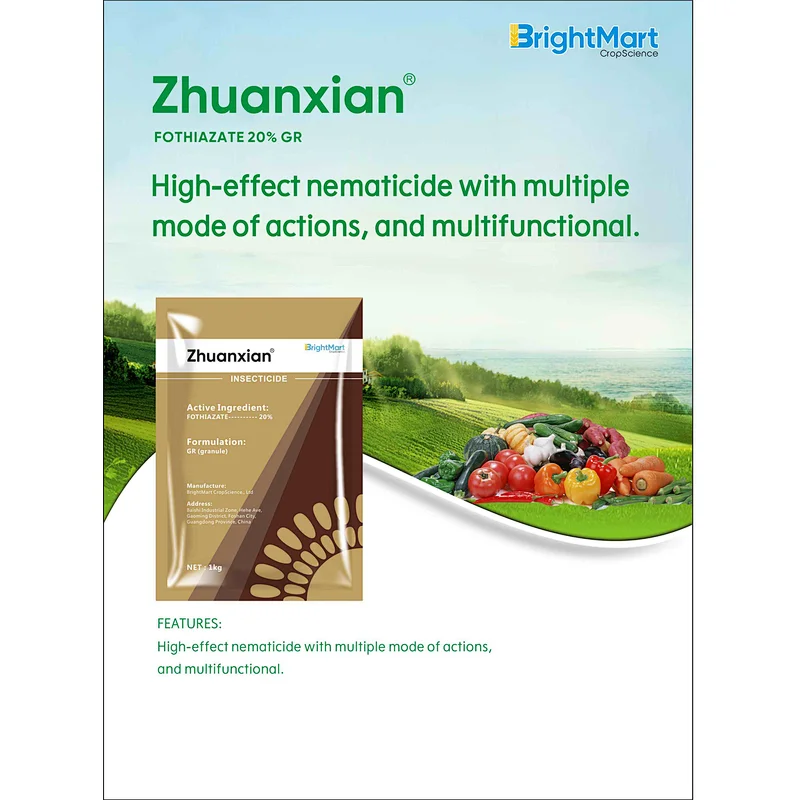 Fosthiazate Nematicide | High effect nematicide with multiple mode of actions, and multifunctional