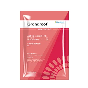 Phoxim + Chlorpyrifos insecticide | Granule type underground pests insecticide, provide long-lasting protection effect for roots.