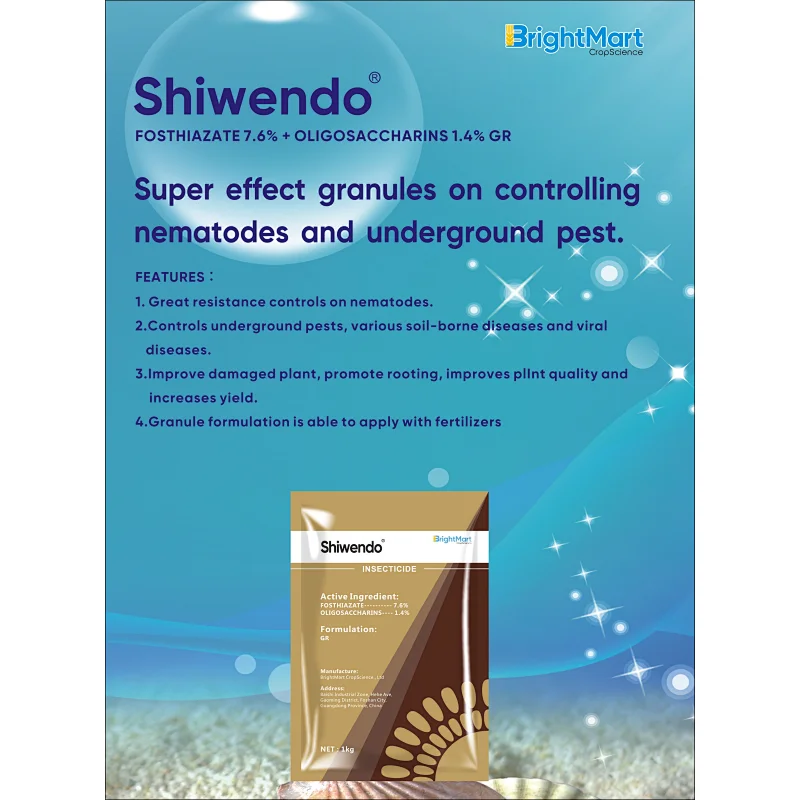 Fosthiazate + Oligosaccharins Nematicide | Super effect granules on controlling nematodes