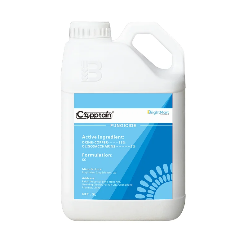 Oxine-copper + Oligosaccharins, Safe copper based formulation to prevent diseases while increasing production