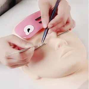 Arafting Eyelashes Silicone Head Model