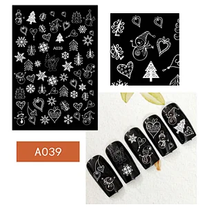 Halloween Christmas Sets Manicure Nail Art Transfer Starry Sticker 20 designs