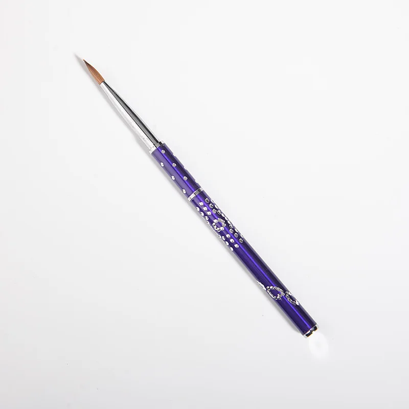Acrylic Nail Art Drawing Brush UV Gel Nail Polish Painting Kit For Manicure Powder Tool