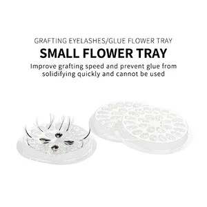 Flower Rose Eyelashes  Tray Demi Mink Lashes Flower Box