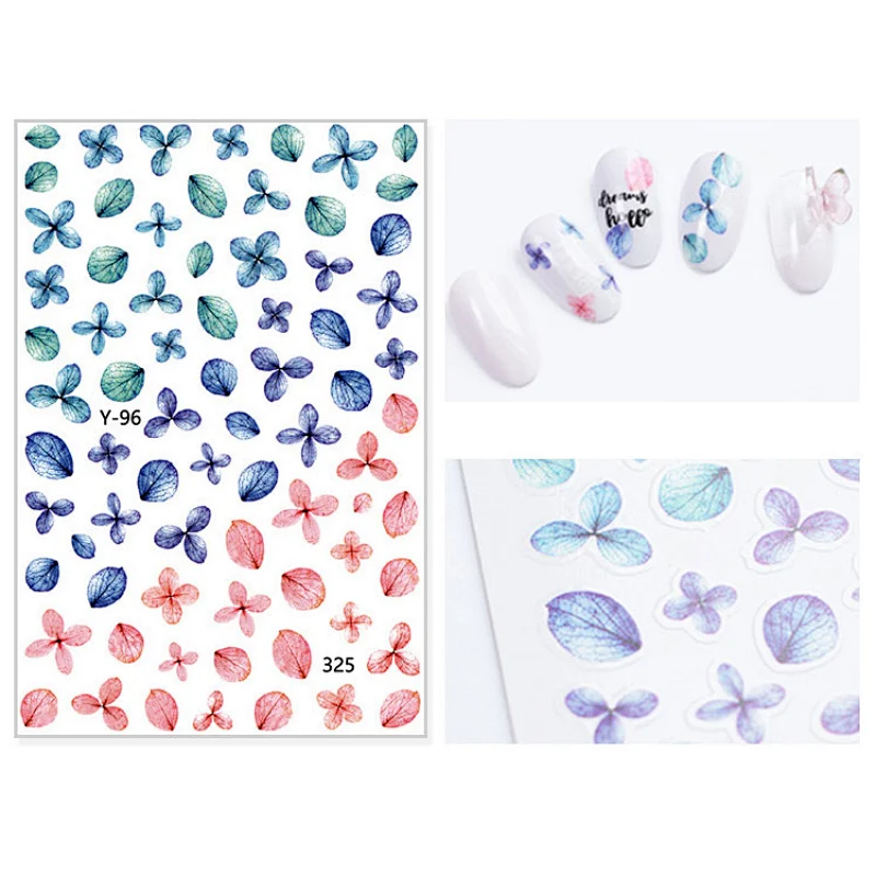 Temporary Tattoos Decals Gel Polish  Nail Art Stickers
