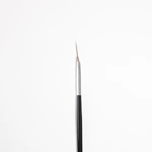 2020 New Fashionable Design Is Exquisite Acrylic With Rhinestones Black 10 Pcs Gel Nail Brush Set