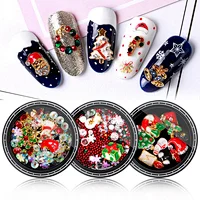 hot selling Christmas style soft ceramic manicure diy for nail art decoration