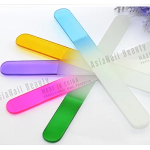 Professional OEM welcome Custom Printed Crystal Nail File Colorful Double