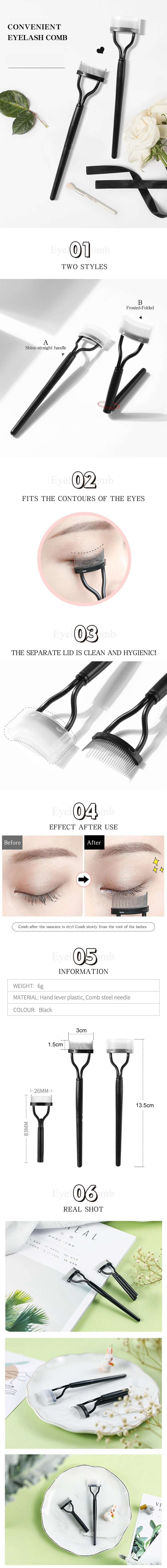 ASIANAIL High quality Professional Makeup Tools Eyebrow Eyelash Comb