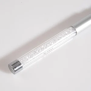 Asianail 2020 hot sale new nail art tools -acrylic handle with diamond decoration nail oval printing brush